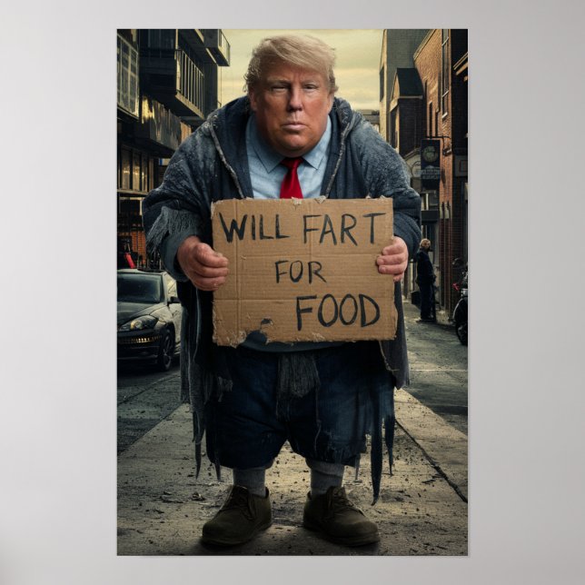 Homeless Trump Poster (Devant)