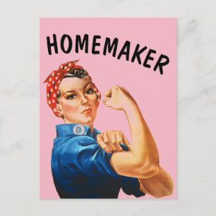 HOMEMAKER RETRO ROSIE LES CARTES POSTALES RIVETER