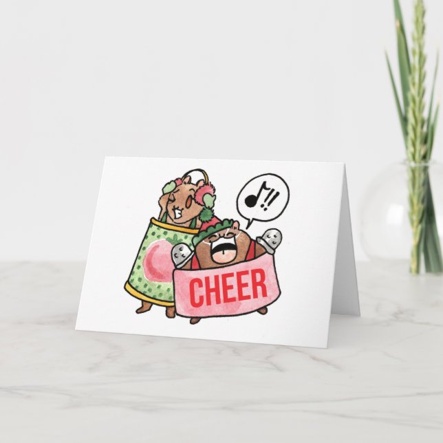Homestyle et Thimblefist Christmas Carte Cheer (Devant)