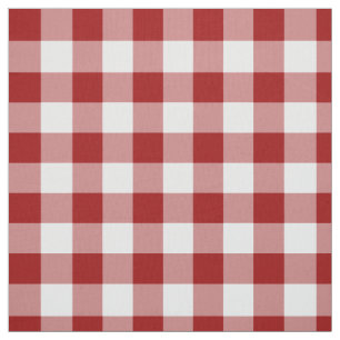 Homey Rouge et blanc En vichy tissu plaqué