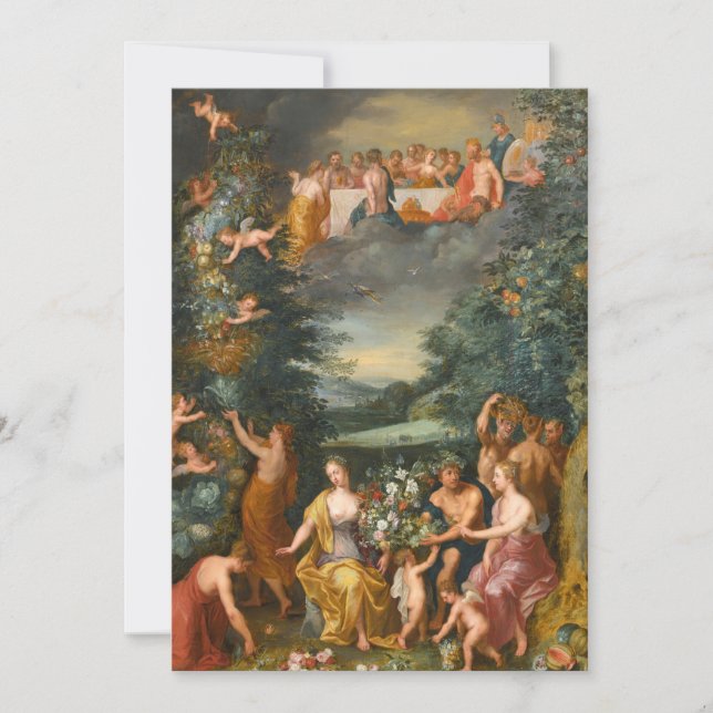 Hommage à la déesse Flora, Fête des Dieux (Devant)