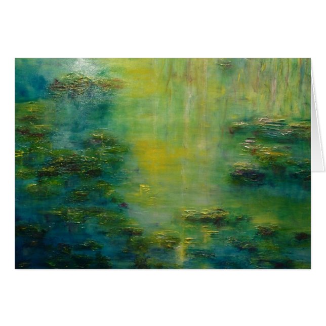Hommage d'étang de lis à Monet (Devant Horizontal)