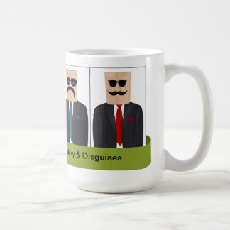 Homme aérien de sac de tasse de mystère et de