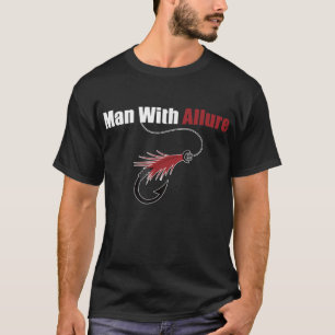 Homme Avec Allure Pêche Lure Pun Pêcheur T-Shirt