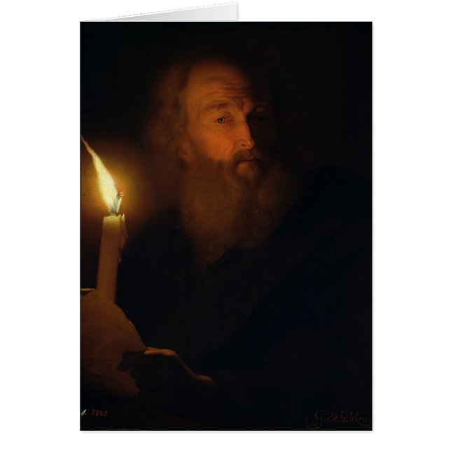 Homme avec une bougie (Devant)