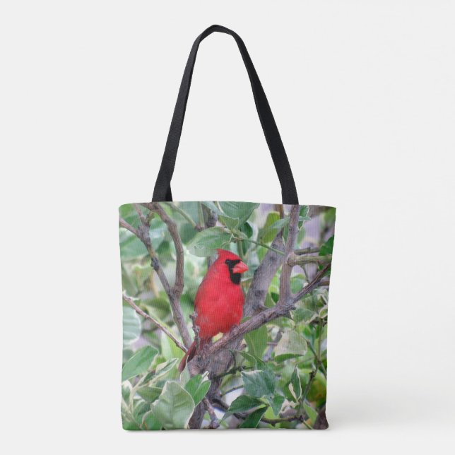 Homme Cardinal - Jardin Bird Sac fourre-tout (Dos)