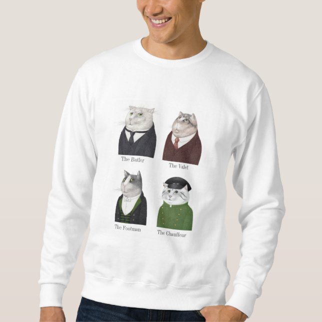 HOMME CATS Sweatshirt de base masculin (Devant)