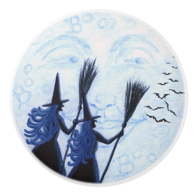 Homme dans la lune et des boutons de sorcières (Devant)