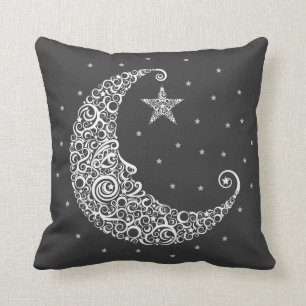 Homme dans le coussin de lune
