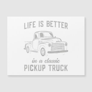 Homme de camionnette classique vintage