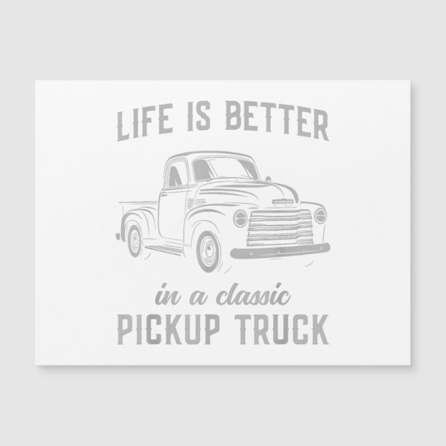 Homme de camionnette classique vintage (Devant)