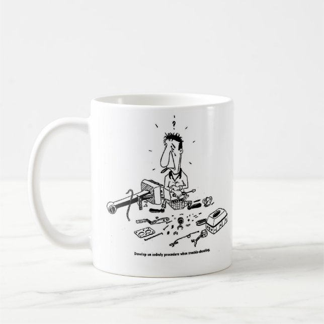 Homme de moteur 11 onces. Tasse (Gauche)