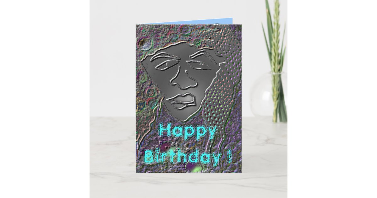 Homme De Rasta Joyeux Anniversaire Carte Zazzle Fr