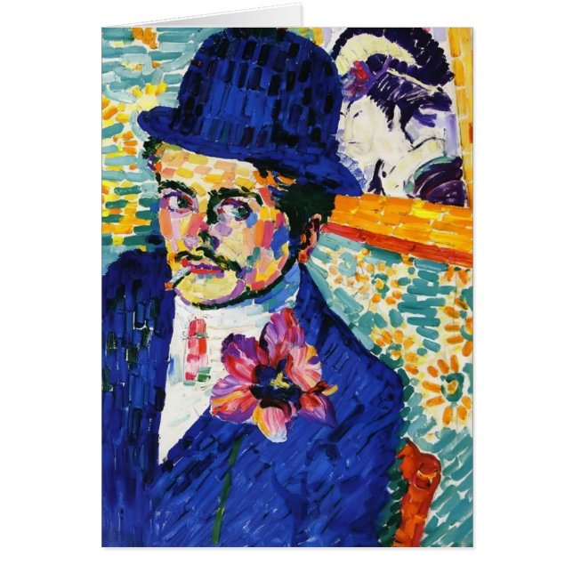 Homme de Robert Delaunay- avec une tulipe (Devant)