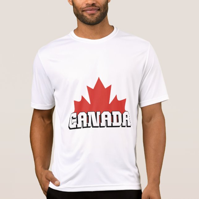 Homme de T-shirt du Canada (Devant)