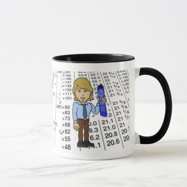 Homme de tasse d'ingénieur civil (Droite)