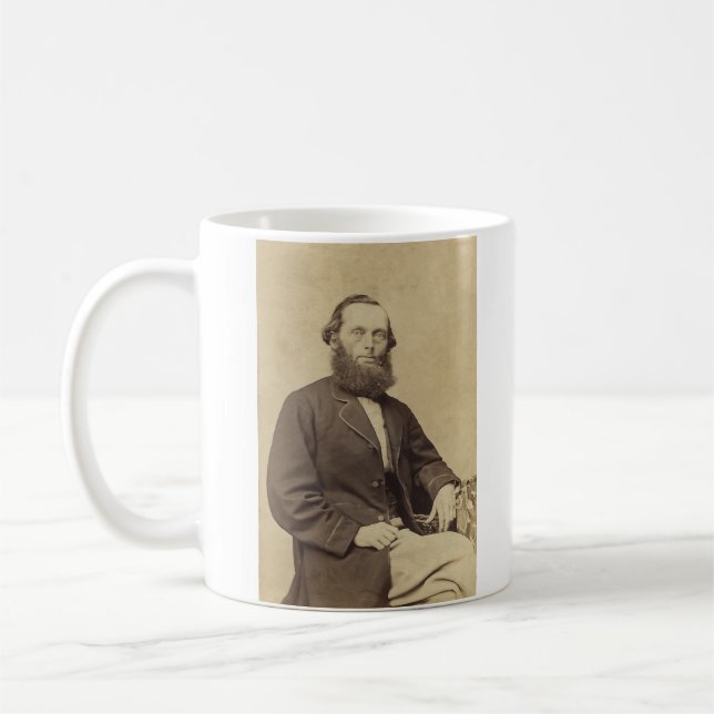 Homme des années 1860 - Mug de café assis (Gauche)