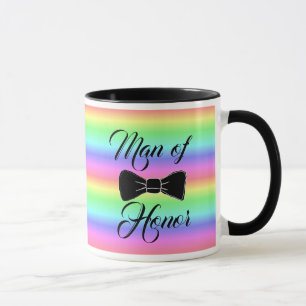 Homme d'honneur Black Bow Cravate de café Mug