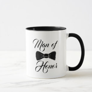 Homme d'honneur Black Bow Cravate de café Mug
