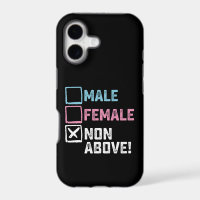 Homme Femme Non Au-dessus ! Drôle Transgenre Gays
