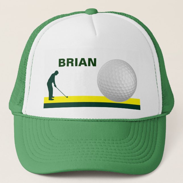Homme Golf casquette personnalisable (Devant)