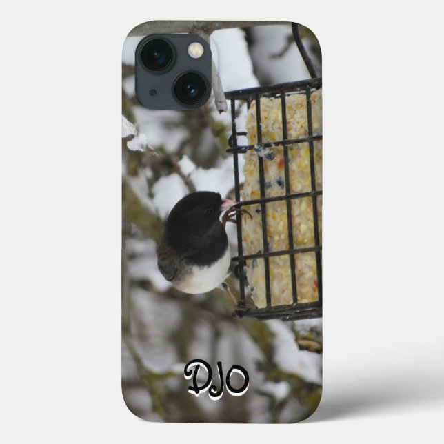 Homme Junko sur Snowy Feeder Coque-Mate coque ipho (Verso)
