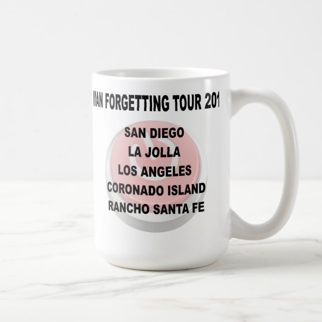 Homme oubliant la tasse 2 de visite (Droite)