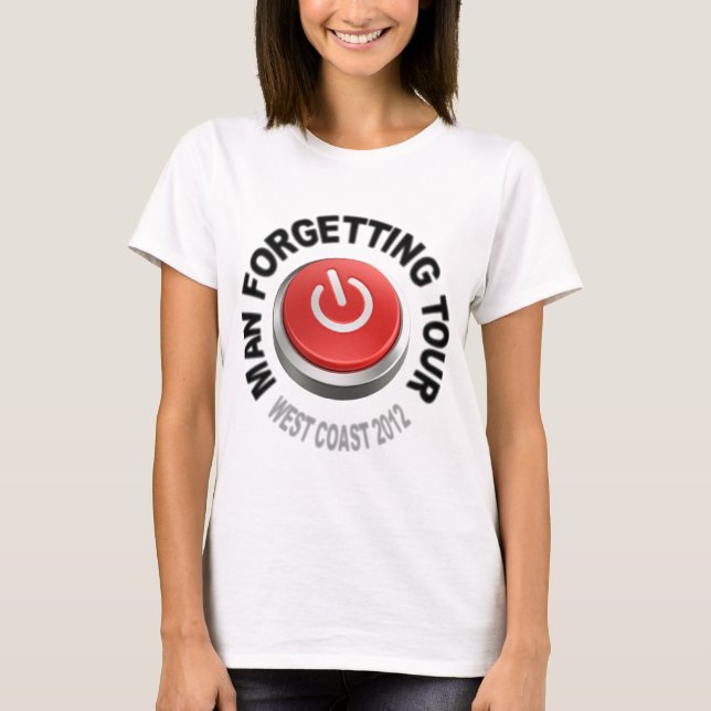 Homme oubliant le T-shirt de visite (Devant)