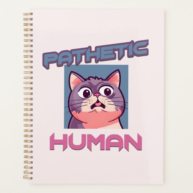 Homme pathétique - Drôle conception de chat (Devant)