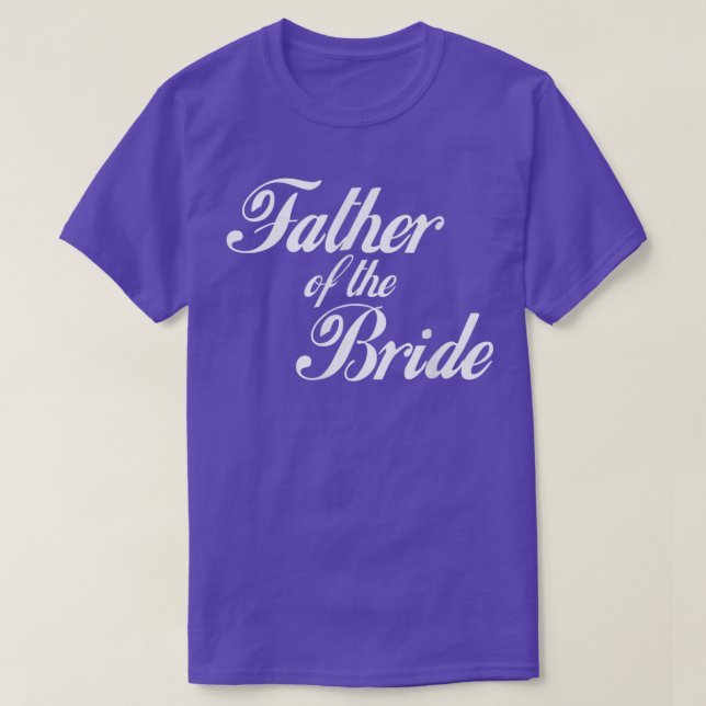 Homme Père de la mariée T-shirt (Design devant)