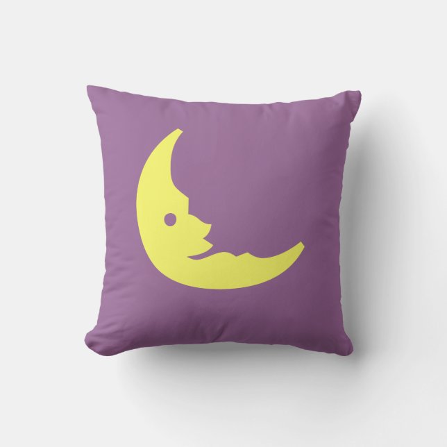 Homme pourpre et jaune dans le coussin lune (Recto)