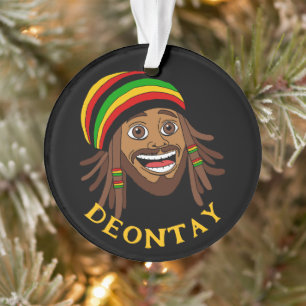 Homme rasta mignon jamaïcain personnalisé