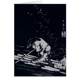 Homme sur le radeau