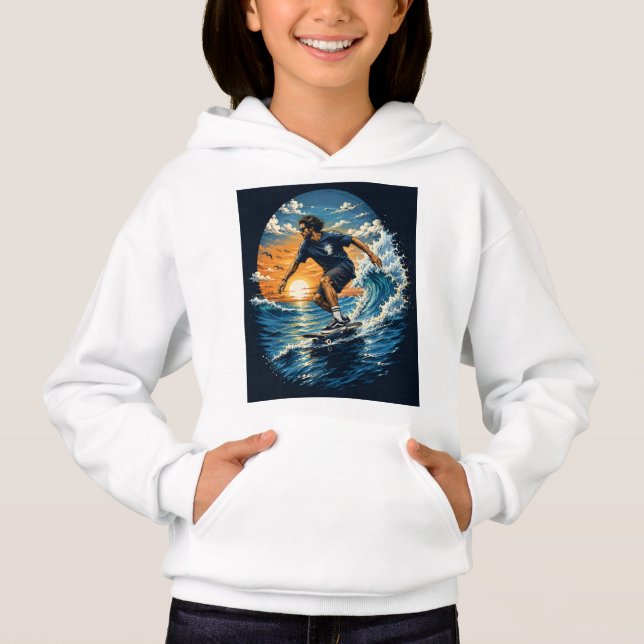 Homme surfant sur les vagues  (Devant)