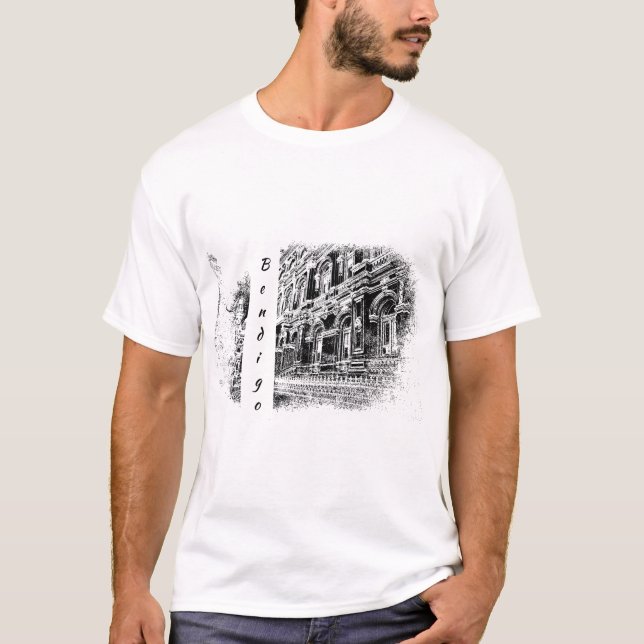 homme t-shirt blanc (Devant)