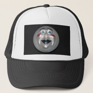 Homme Très Cool Sur La Lune Figure Casquette