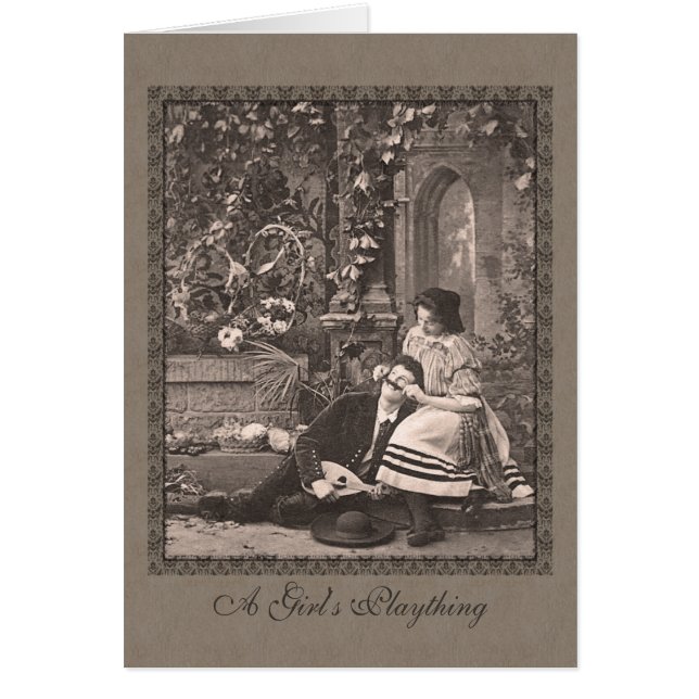 Homme victorien romantique drôle avec la moustache (Devant)