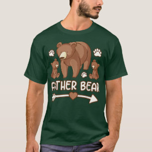 hommes 2 linges tshirts, daddy ours tshirt pour la