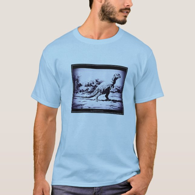 Hommes adultes de T-shirt de dinosaure de (Devant)