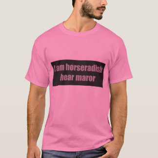 Hommes de T-shirt de pâque de Maror de raifort