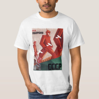 Hommes de T-shirt de propagande de CCCP URSS