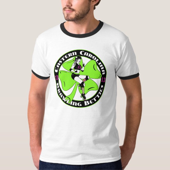 Hommes de T-shirt de sonnerie d'ECBB (Devant)