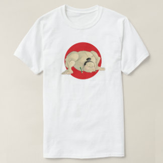 Hommes de T-shirt de sumo de T-Rex