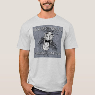 Hommes de T-shirt de tortues de recherches