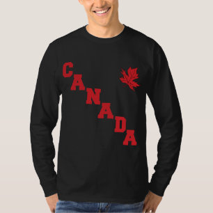 Hommes de T-shirt du Canada de feuille d'érable