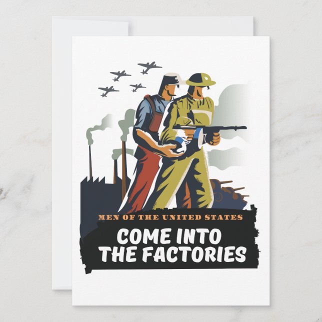 Hommes des États-Unis, affiche WW2 (Devant)
