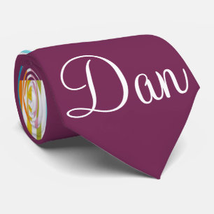 Hommes Designer Cravate Burgundy