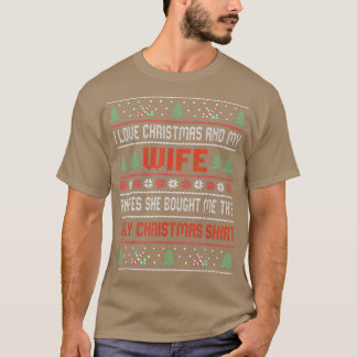 Hommes drôle Vilain T-shirt de Noël137
