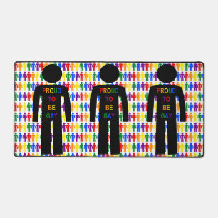 Hommes gays LGBTQ Silhouette et arc-en-ciel