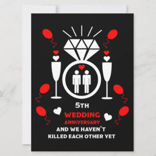 Hommes homosexuels 5e anniversaire de Mariage